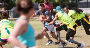 Adult Flag Football at the Greater Wichita YMCA