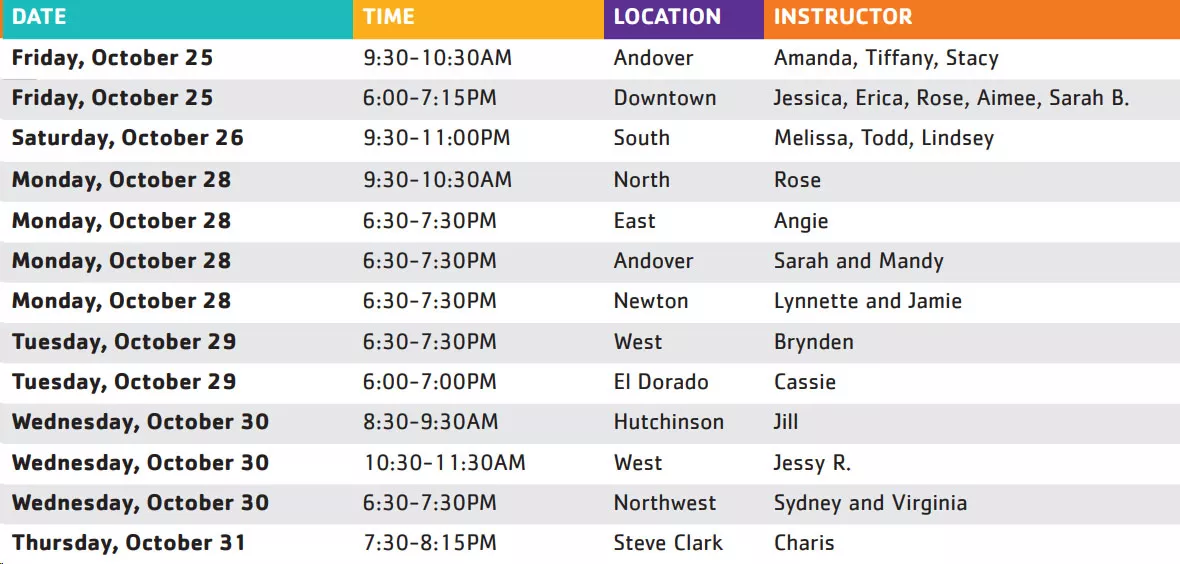 Zumbaween 2024, Greater Wichita YMCA