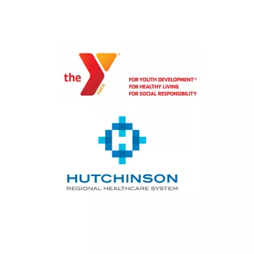 YMCA and Hutchinson Regional Healthcare System logos