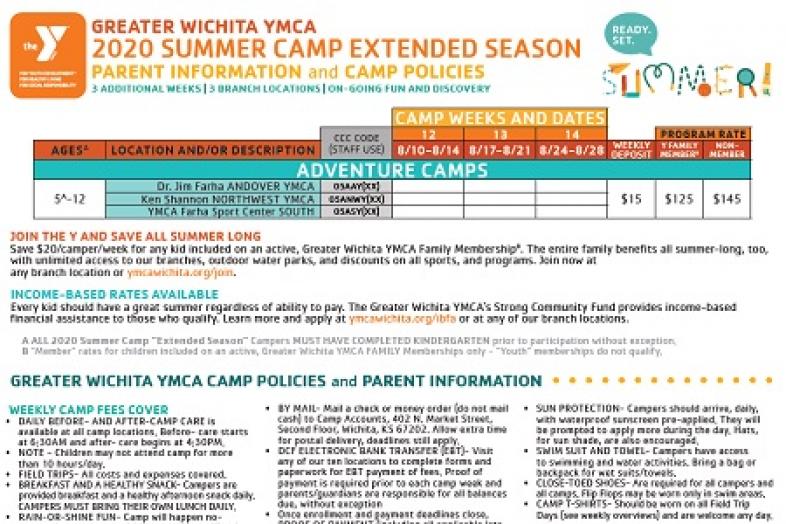 Greater Wichita Ymca Programs And Activities Summer Camp Adventure Camps In Andover El Dorado And Wichita